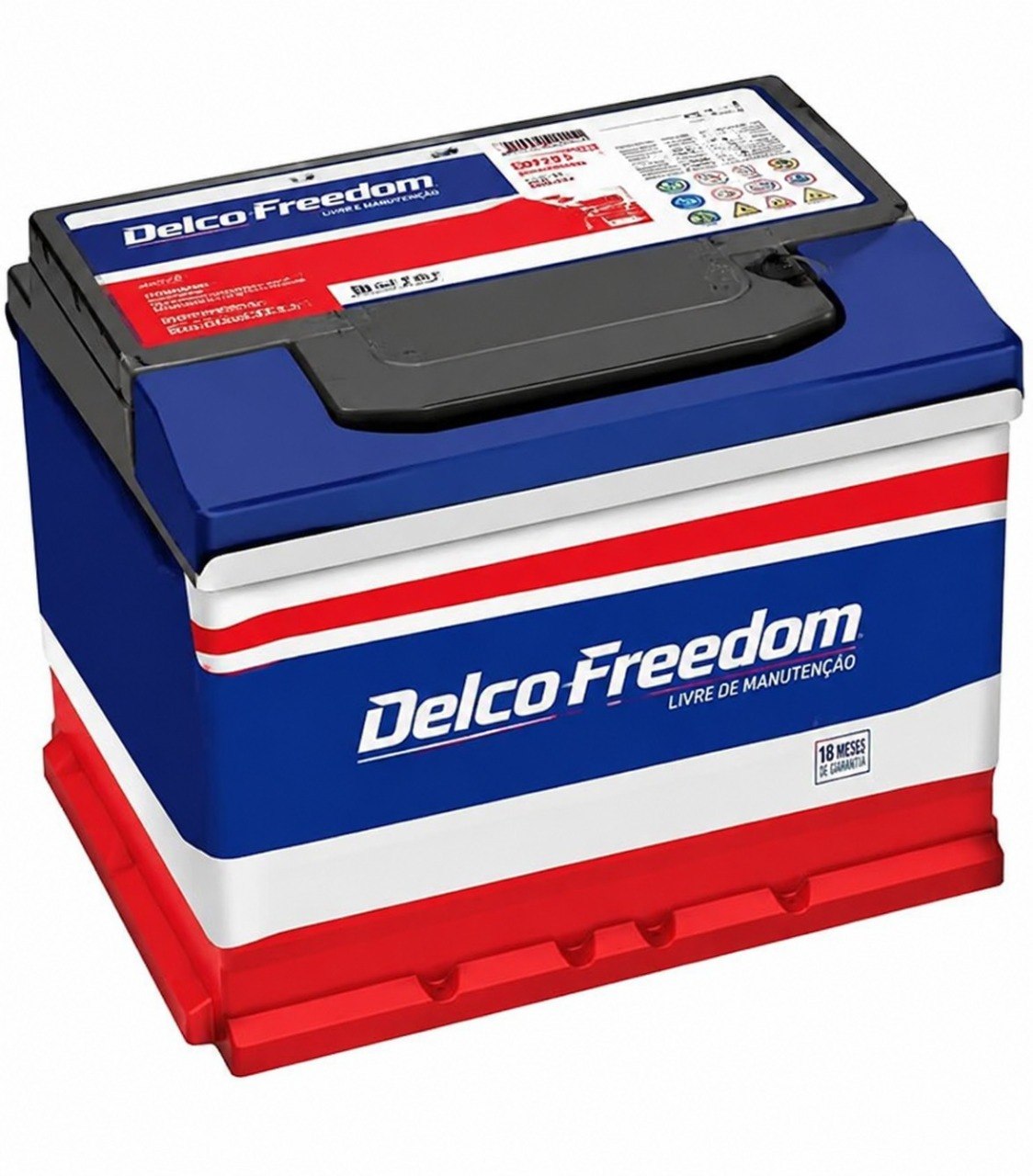 Bateria automotiva Delco Freedom livre de manutenção