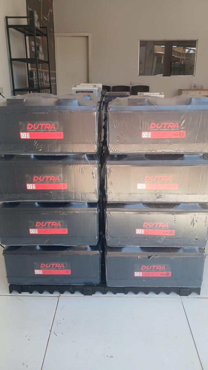 Baterias Dutra em estoque